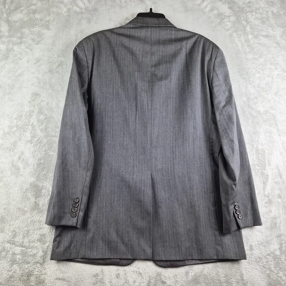 Lauren Ralph Lauren Blazer Mens Gray 42R 100% Wool 3 Button Classic Sport Coat